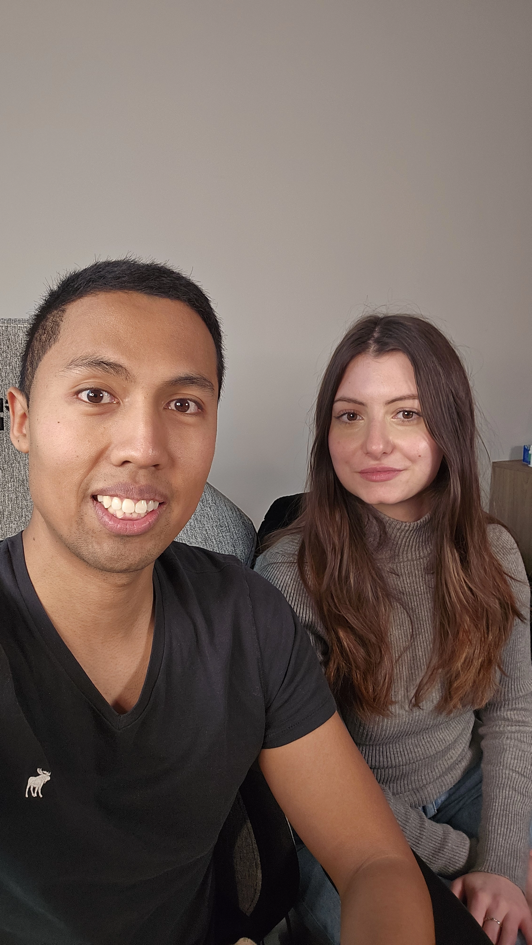 Léa Grippaudo et Dimby Rakotomalala, cofondateurs du tapis de souris Excel L'Incontournable