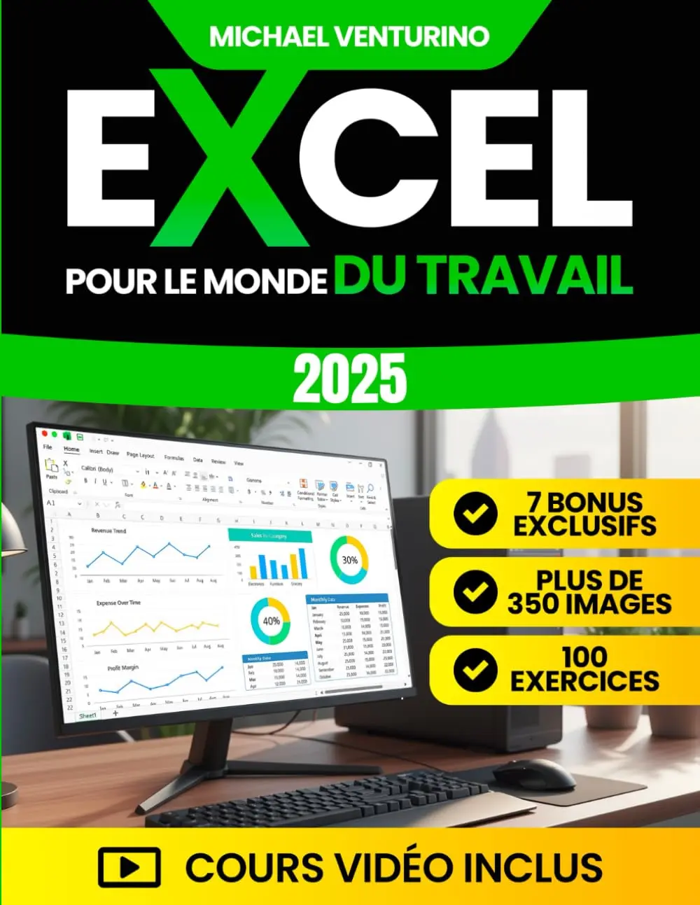 Couverture du livre Excel pour le Monde du Travail