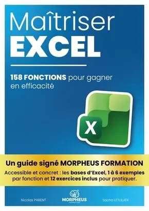 Couverture du livre Maîtriser Excel — 158 fonctions pour gagner en efficacité