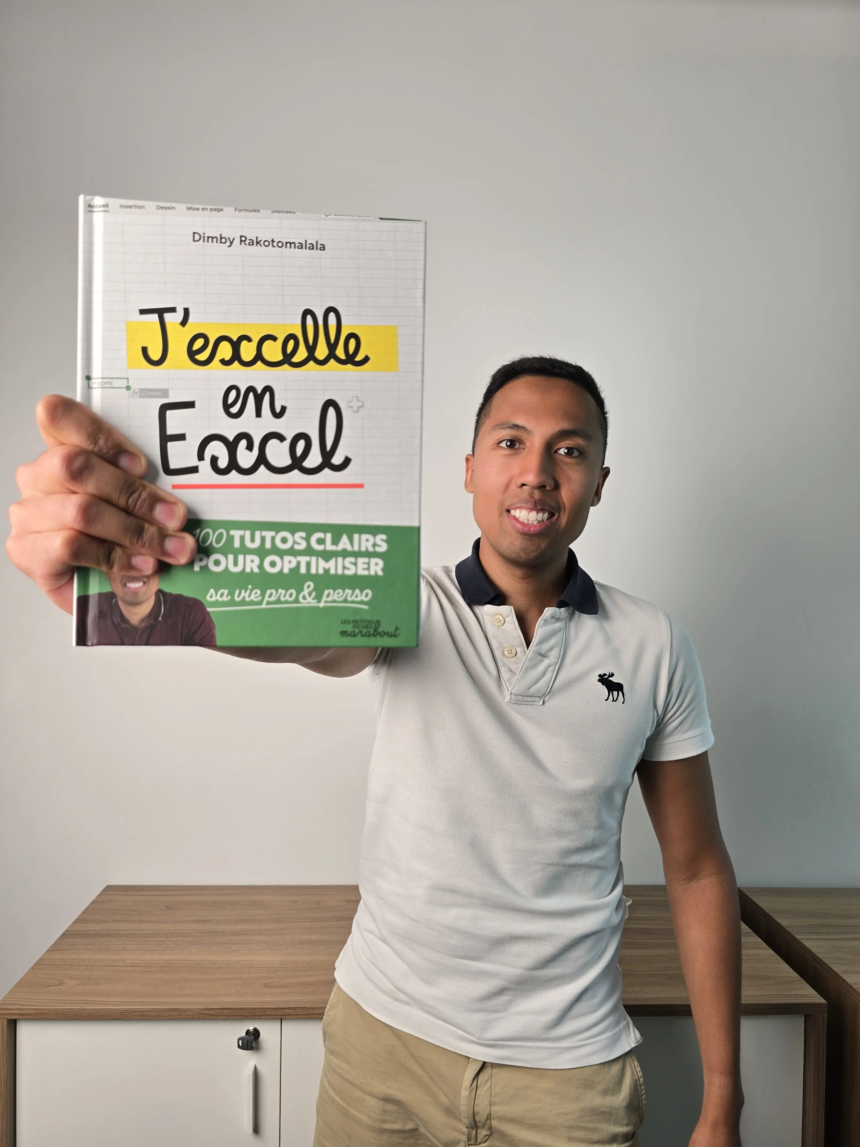 Le livre « J'excelle en Excel » publié chez Marabout