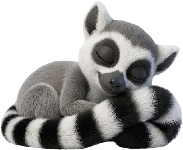 Lucas, la mascotte du Dojo, qui dort, illustrant le délai de rétractation avant le démarrage