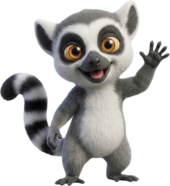 Lucas, la mascotte du Dojo, fait un high-five
