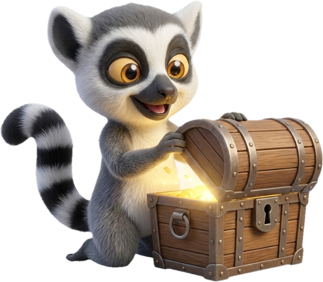 Lucas, la mascotte du Dojo, trie une pile de modèles Excel