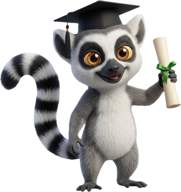Lucas, la mascotte du Dojo, tient son diplôme Excel