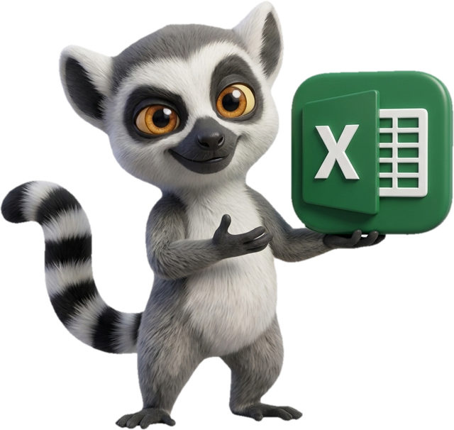 Lucas qui présente un tableau Excel de données