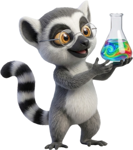 Lucas, la mascotte du Dojo, en scientifique, écrit le code VBA à ta place