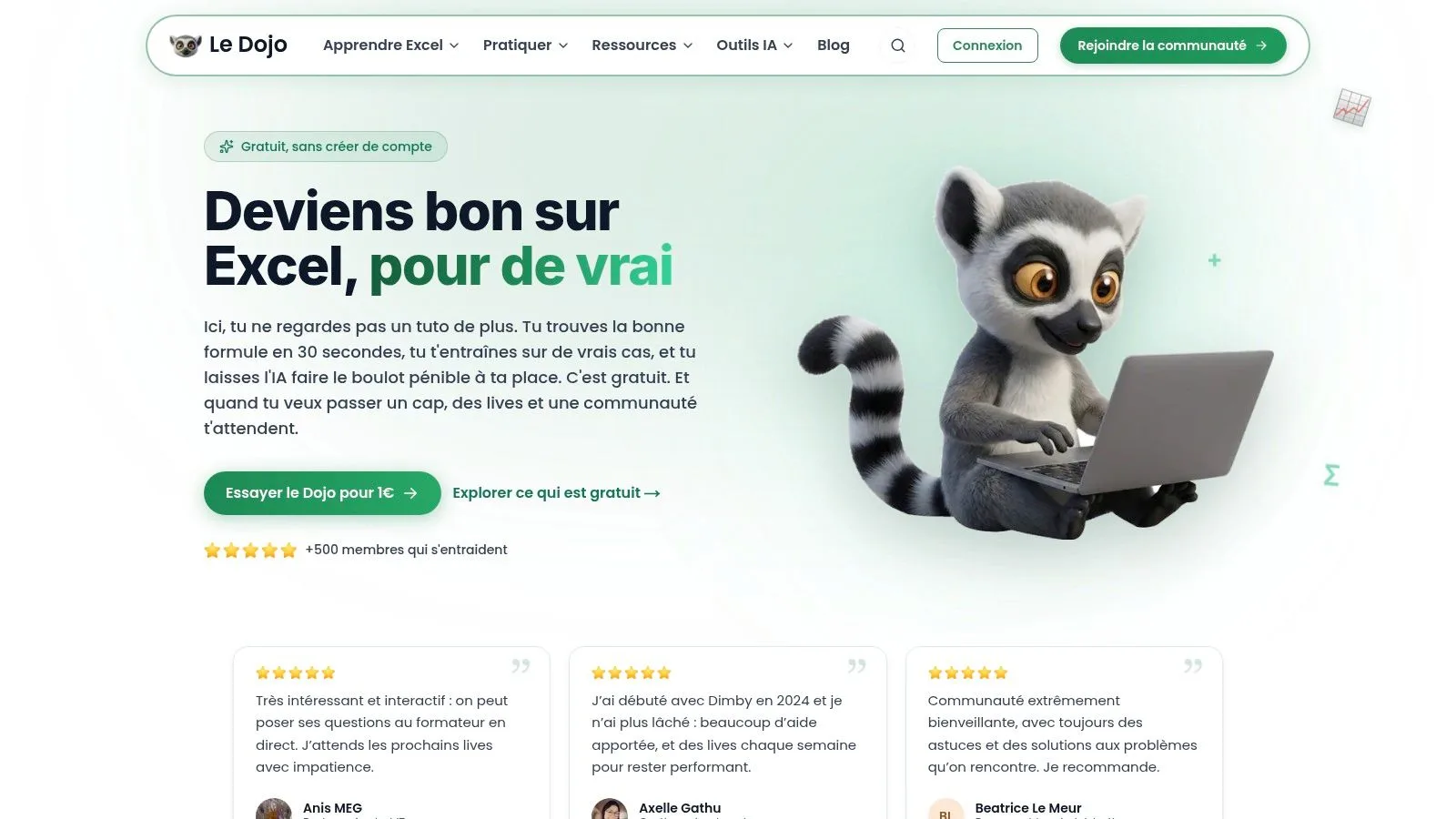 Screenshot from https://www.ledojo.club